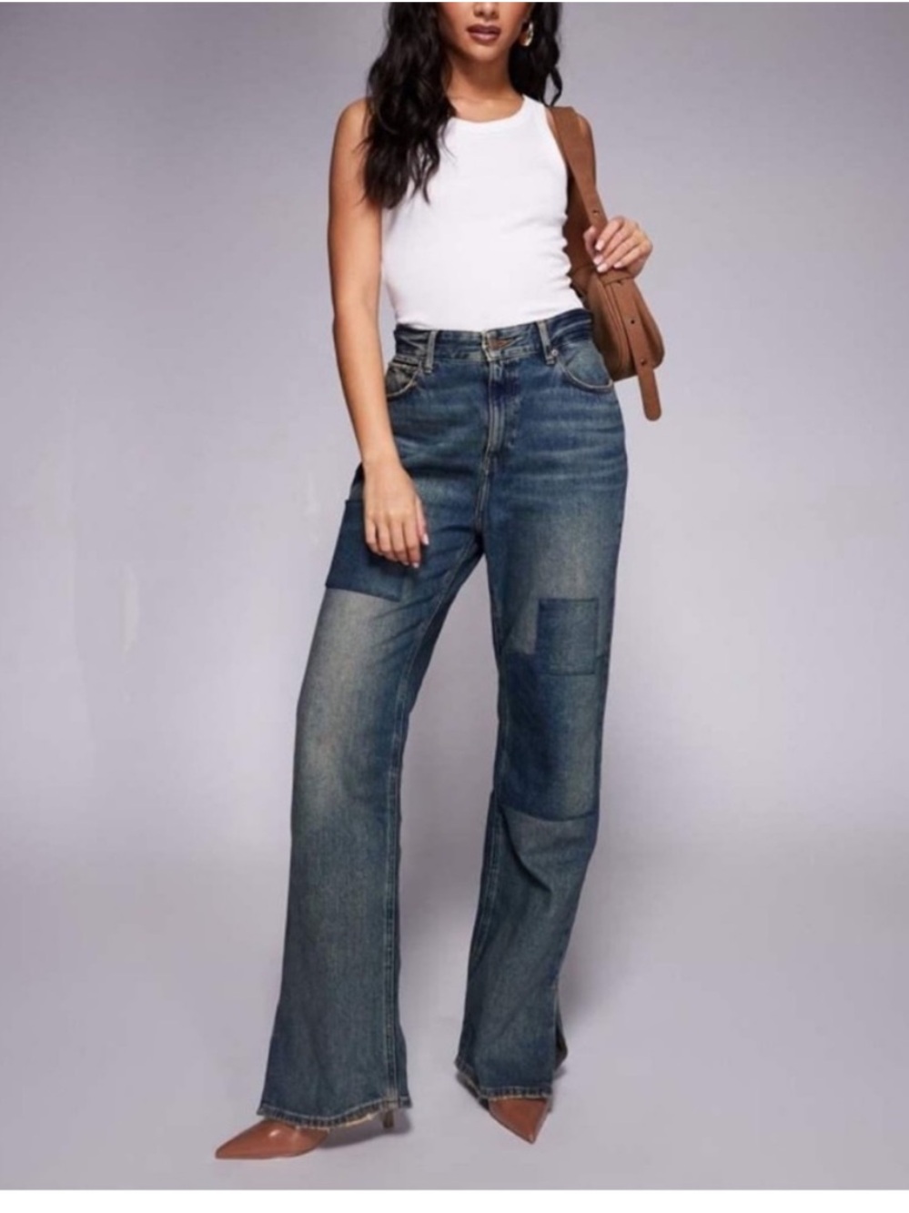 Good American The Khloe Patchwork Jeans